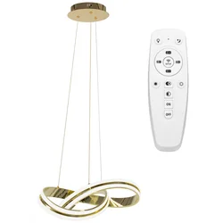 Moderne LED plafondlamp + REMOTE APP818-CP Goud