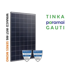 Modul de energie solară fotovoltaică Winaico, 330W (1 buc.)cu cadru negru WST-330M6