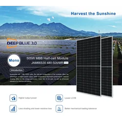 Modul fotovoltaic Ja Solar 505W JAM66S30-505/MR Negru