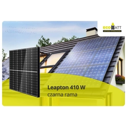 Modul fotovoltaic (panou fotovoltaic) Leapton 410W LP182x182-M-54-MH 410 cadru negru