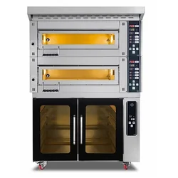 Modular bakery oven 2-komorowy | electric | 18 kW | 400V | 1260x1020x1850 | MD/800/2