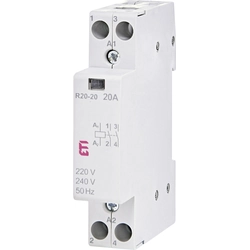 Modular contactor 20A 2 make contacts (1 module 2-biegunowy) R 20-20 230V