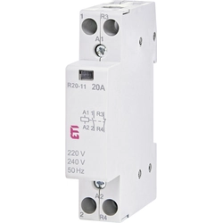 Модулен контактор20A осъществяване и прекъсване на контакт(1 модул2-biegunowy) Р20-11 230V