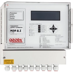 Módulo de alarme de medição MDP-8.Z/M 8 no poder 230V com backup de bateria interna, porta RS-485, 2 saída para a válvula