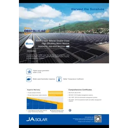 Módulo fotovoltaico Ja Solar JAM54D41-435/LB 435W Totalmente preto