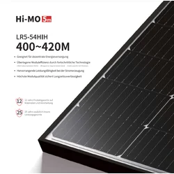 Módulo fotovoltaico Longi LR5-54HIH-410M 410W Negro