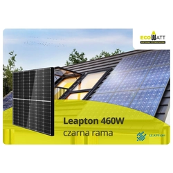 Módulo fotovoltaico (panel fotovoltaico) Leapton 460W LP182x182-M-60-MH 460 marco negro