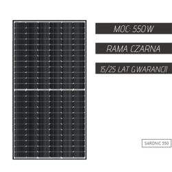 Módulo fotovoltaico Saronic 550W/144 HC 9BB