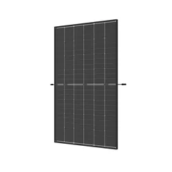 Módulo fotovoltaico Trina 435W, Vertex S+, meio corte, tipo N, bifacial, moldura preta, vidro duplo, moldura 30mm, cabo 1100 mm