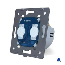 Modulo pulsanti WELAIK A921 doppio canale, per bassa tensione 12/24V