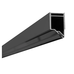 Molier black magnetic door closing strip