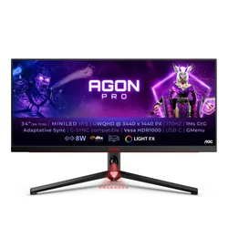 Монітор AOC AG344UXM UltraWide Quad HD 34&quot; 170 Гц