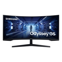 Монитор Samsung Odyssey C34G55TWWP 34&quot; UWQHD LED HDR10 VA AMD FreeSync Без трептене