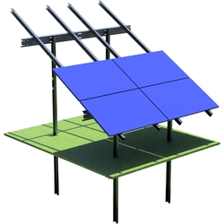 Montato a terra ORIZZONTALE 4x4 K4400 Telaio fotovoltaico 35mm