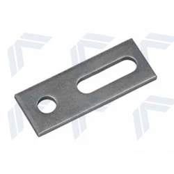 Montažni adapter, montažna plošča za dvonavojne profile 80x30x4mm Jeklo 430 1.4016