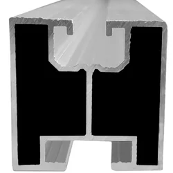 Montážny profil 40x40mm PV hliníková koľajnica 220cm T-kladivo
