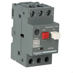 Motor protection switch GZ1E push button drive I=6-10A box terminals