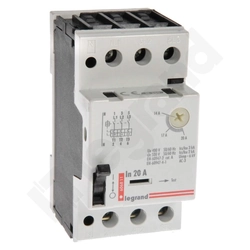 Motorschutzschalter mit thermischer und elektromagnetischer Auslösung mit Neutralleiter N M250 (14A -20A)