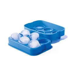 Moule à glaçons en silicone en forme de boule ± ø4,5 cm, Bar up, 180x125x(H)50mm