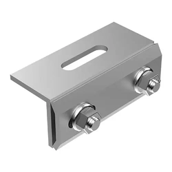 Mounting bracket with adjustable metal seam with two bends (K-24-Z)