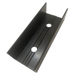 Mounting rail connector L:100mm black