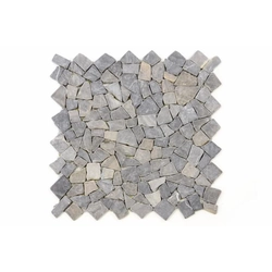 Mozaic de marmură DIVERO pe o grilă gri 50 x 50 cm