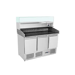 ﻿Mp-903 ﻿Mesa De Pizza 3-Drzwiowy Con Refrigeraciónun escaparate