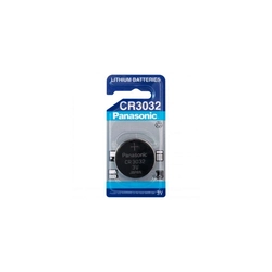 Μπαταρία λιθίου Panasonic CR3032 3V διάμετρος 30mm x h3,2mm B1 (12/120)