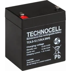 Μπαταρία Technocell TECHNOCELL AGM σειρά TC 12V 4,5Ah