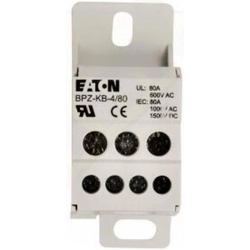 Μπλοκ λωρίδων διανομής Eaton 1-biegunowy 80A BPZ-KB-4/80 (289969)