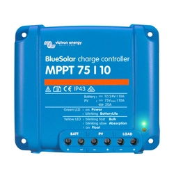 MPPT BlueSolar de Victron Energy 75/10 12V /24V 10A controlador de carga solar