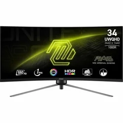 MSI 345CQR 34&quot; 180 Hz UltraWide Dual Quad HD-monitor