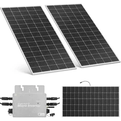 MSW Balkono fotoelektra, 600 W nap baterijos - komplektas