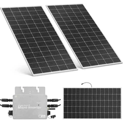 MSW Balkono fotoelektra, 600 W saulės baterijjos - komplektas