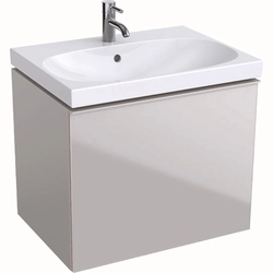 Mueble para lavabo Geberit Acanto, 65 cm, gris arena