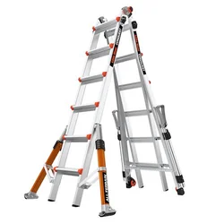 Multifunctionele ladder, Conquest All-Terrain Pro M26, Little Giant laddersystemen, 4x6, Аluminum treden