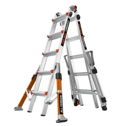 Multifunktionell stege, Conquest All-Terrain Pro M22, Little Giant Ladder Systems, 4x5, Аluminiumsteg