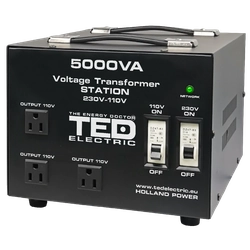 Muuntaja 230-220V 110-115V 5000VA/4000W kotelolla TED000255