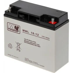 MW мощност на батерията 12V/18AH-MWL