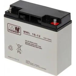 MW-vermogen Batterij 12V/18AH-MWL