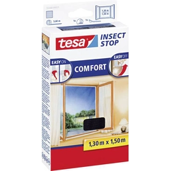 Myggnät för fönster COMFORT, STOP INSECT, 130 x 150 cm Antracit TESA
