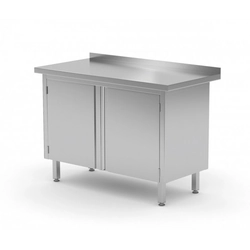 Nástěnný stůl, skříňka s otočnými dveřmi 1200 x 700 x 850 mm POLGAST 128127-2 128127-2