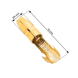 Neizolovaný samčí konektor 4,0/16