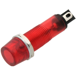Neon INDICATOR 9mm (red) 230V 1 pcs