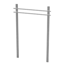 NeoSys Rack for hanging the inverter/perforated mounting channel 40x21x2mm/2mb