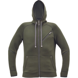 NEURUM hoodie mörk oliv 3XL