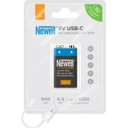 Newell NEWELL baterija 9 V USB-C 500 mAh