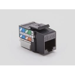 Nid RJ45 coin 6 UTP SIMON Connect, noir