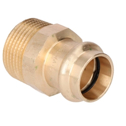 Niplu adaptor, filet exterior,22x1 bronz B Press