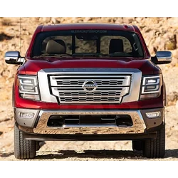 Nissan Titan - Chrome Strips Chrome Grill Dummy Bumper Tuning